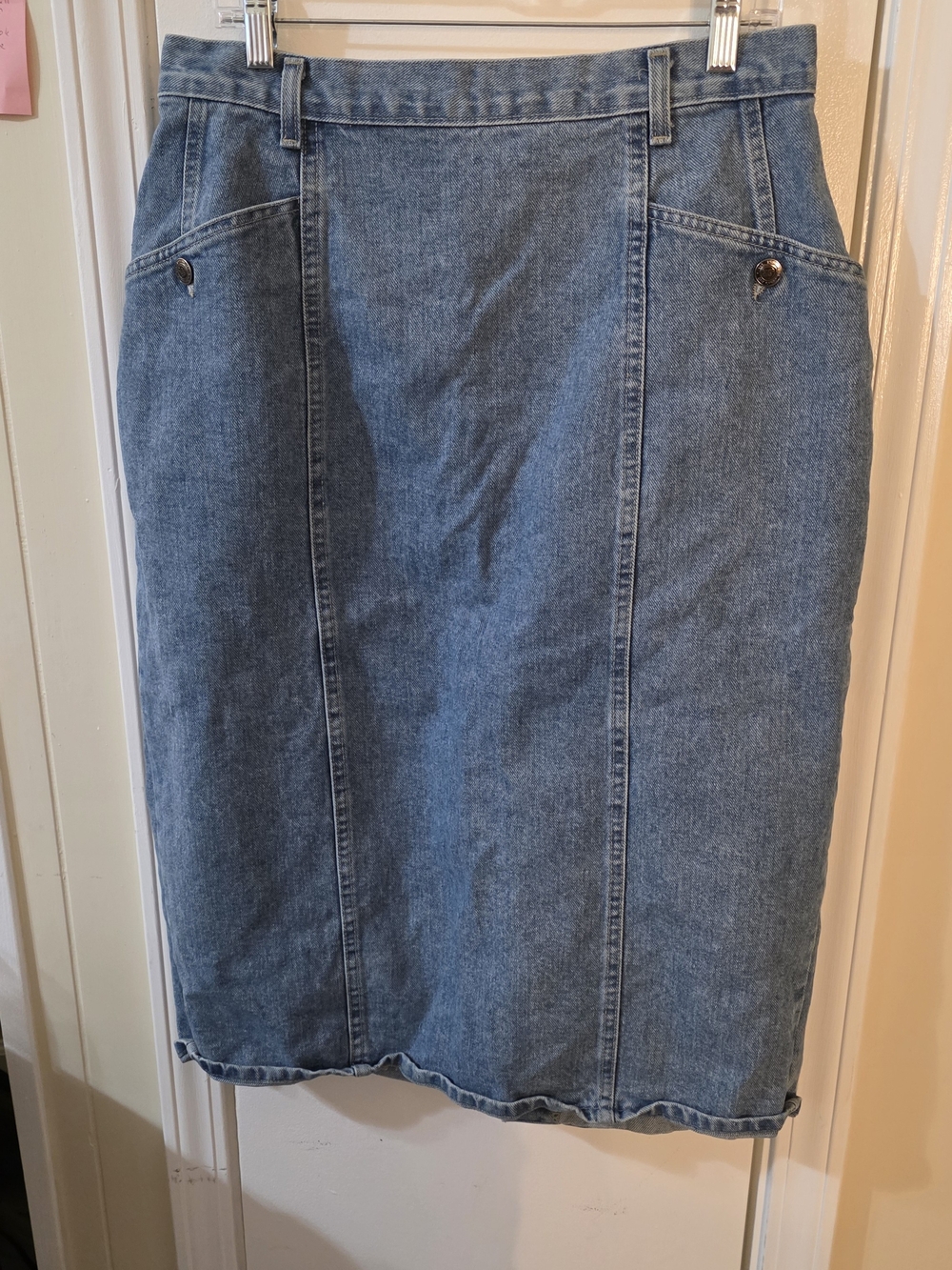 St. John's Bay Blue Denim Pencil Skirt